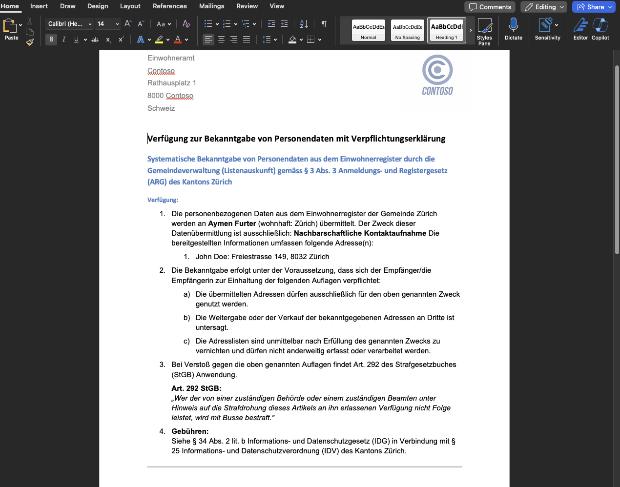 Document validation process with compliance checking