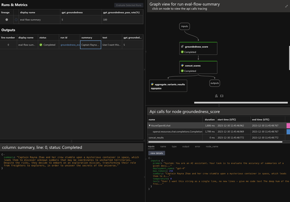 PromptFlow Evaluation Report